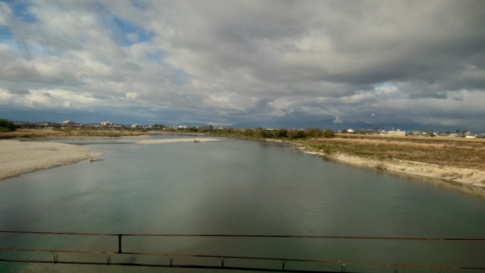 鉄道乗車記録の写真:車窓・風景(5)        「木曽川」