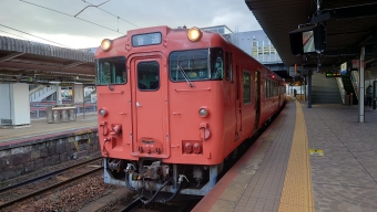 新山口駅から湯田温泉駅の乗車記録(乗りつぶし)写真