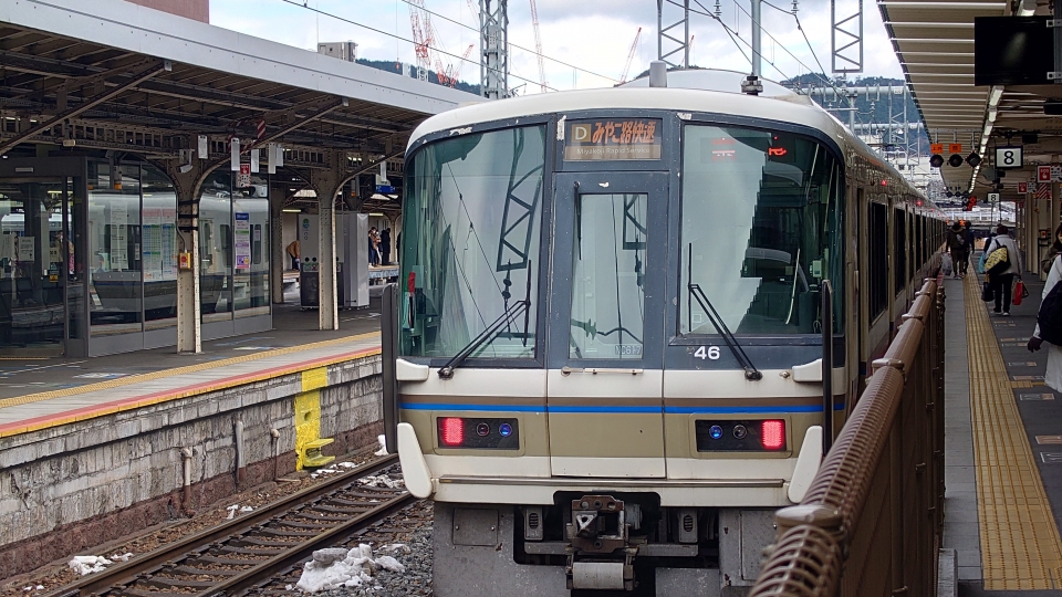 鉄道乗車記録「京都駅から木津駅」乗車した列車(外観)の写真(3) by river180 撮影日時:2021年12月