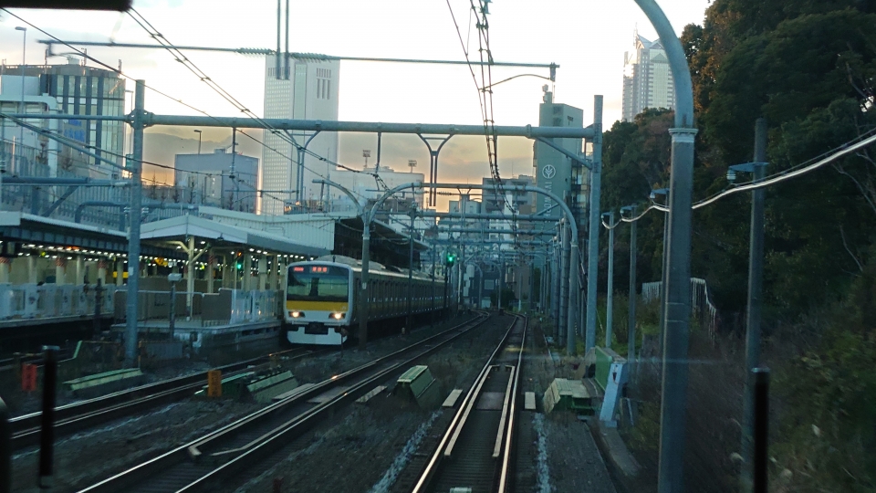 鉄道乗車記録「新宿駅から神田駅」車窓・風景の写真(4) by river180 撮影日時:2022年01月
