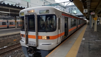 大垣駅から岐阜駅の乗車記録(乗りつぶし)写真