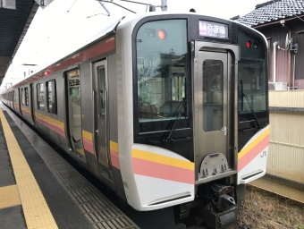 弥彦駅から東三条駅の乗車記録(乗りつぶし)写真
