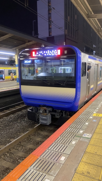 船橋駅から千葉駅の乗車記録(乗りつぶし)写真