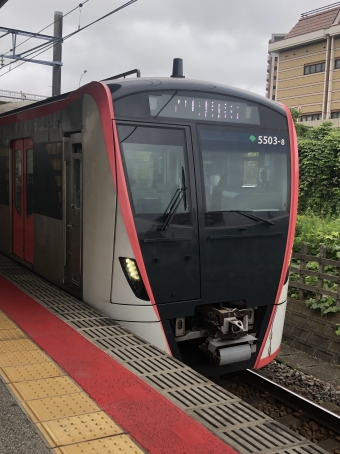 西白井駅から印旛日本医大駅の乗車記録(乗りつぶし)写真