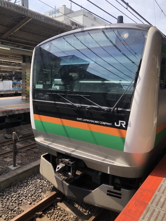 横浜駅から東京駅の乗車記録(乗りつぶし)写真