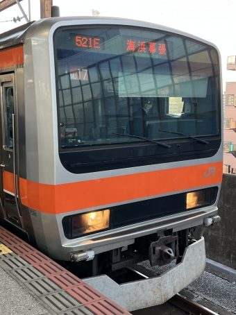 西船橋駅から海浜幕張駅の乗車記録(乗りつぶし)写真