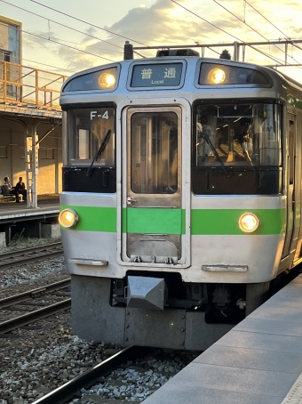 深川駅から旭川駅の乗車記録(乗りつぶし)写真