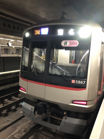 渋谷駅から武蔵小杉駅:鉄道乗車記録の写真