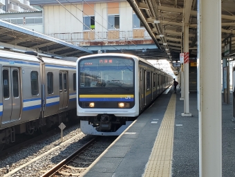 君津駅から館山駅の乗車記録(乗りつぶし)写真