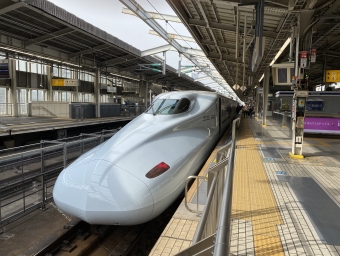 新大阪駅から新下関駅の乗車記録(乗りつぶし)写真