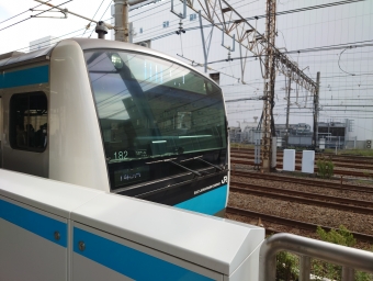 鶴見駅から東神奈川駅の乗車記録(乗りつぶし)写真