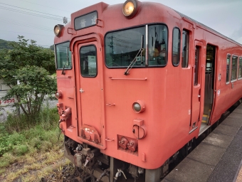 小串駅から特牛駅の乗車記録(乗りつぶし)写真