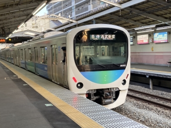 小平駅から武蔵関駅の乗車記録(乗りつぶし)写真