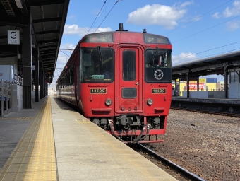 別府駅から由布院駅:鉄道乗車記録の写真