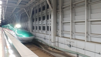 新青森駅から盛岡駅の乗車記録(乗りつぶし)写真