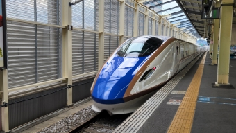 上越妙高駅から高崎駅の乗車記録(乗りつぶし)写真