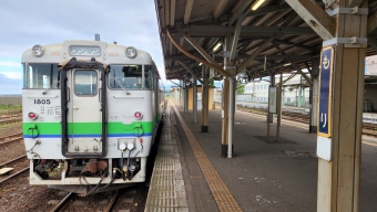 森駅から七飯駅の乗車記録(乗りつぶし)写真