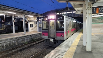 大鰐温泉駅から弘前駅の乗車記録(乗りつぶし)写真