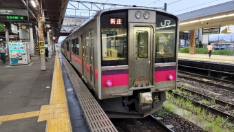 秋田駅から大曲駅の乗車記録(乗りつぶし)写真