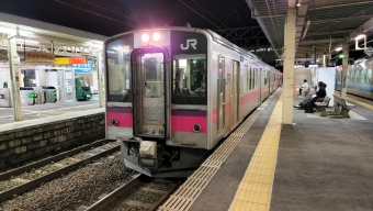 東能代駅から大館駅の乗車記録(乗りつぶし)写真