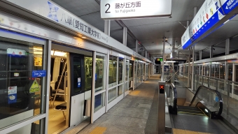 八草駅から藤が丘駅の乗車記録(乗りつぶし)写真