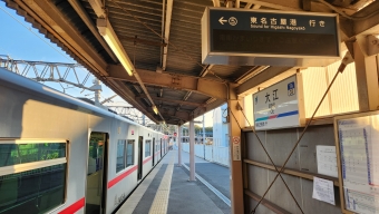 大江駅から東名古屋港駅の乗車記録(乗りつぶし)写真