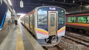 長岡駅から六日町駅の乗車記録(乗りつぶし)写真