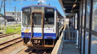 穴水駅から七尾駅の乗車記録(乗りつぶし)写真