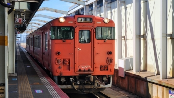 鳥取駅から郡家駅の乗車記録(乗りつぶし)写真