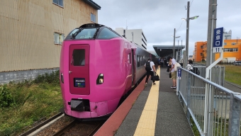 札幌駅から稚内駅の乗車記録(乗りつぶし)写真
