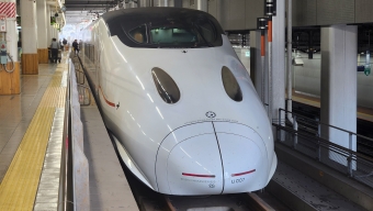 博多駅から新八代駅の乗車記録(乗りつぶし)写真