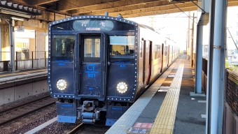 新八代駅から八代駅の乗車記録(乗りつぶし)写真