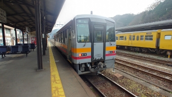 新見駅から津山駅の乗車記録(乗りつぶし)写真