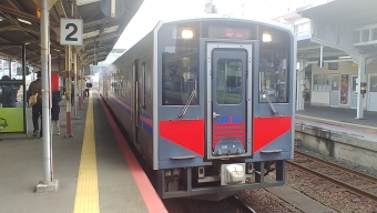 松江駅から益田駅の乗車記録(乗りつぶし)写真