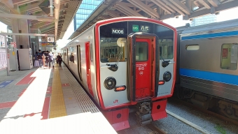 熊本駅から八代駅の乗車記録(乗りつぶし)写真