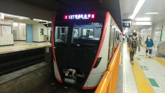 西馬込駅から泉岳寺駅の乗車記録(乗りつぶし)写真