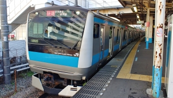 大船駅から横浜駅の乗車記録(乗りつぶし)写真