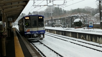 和倉温泉駅から穴水駅の乗車記録(乗りつぶし)写真