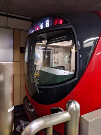 赤坂見附駅から新宿駅の乗車記録(乗りつぶし)写真