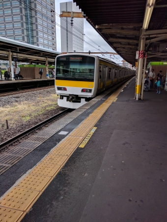 秋葉原駅から錦糸町駅の乗車記録(乗りつぶし)写真