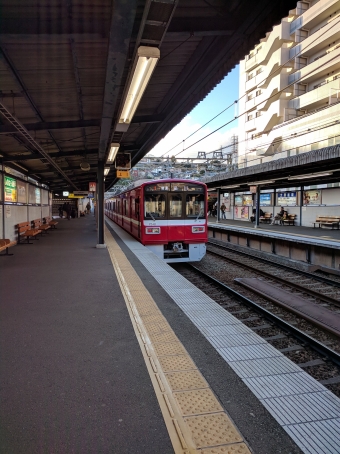 横須賀中央駅から汐入駅の乗車記録(乗りつぶし)写真
