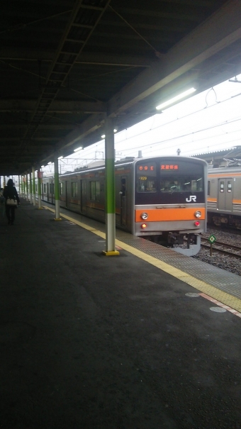 新秋津駅から南流山駅の乗車記録(乗りつぶし)写真
