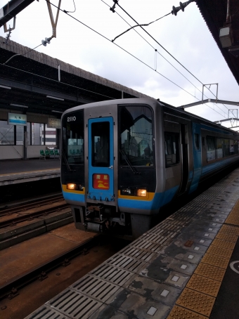 琴平駅から丸亀駅の乗車記録(乗りつぶし)写真