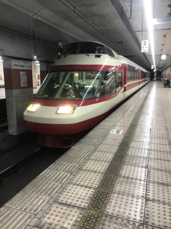 権堂駅から信州中野駅の乗車記録(乗りつぶし)写真