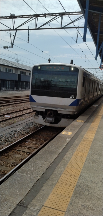長町駅から日立駅の乗車記録(乗りつぶし)写真