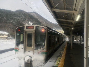 郡山駅から磐梯熱海駅の乗車記録(乗りつぶし)写真