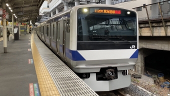 日暮里駅から品川駅の乗車記録(乗りつぶし)写真