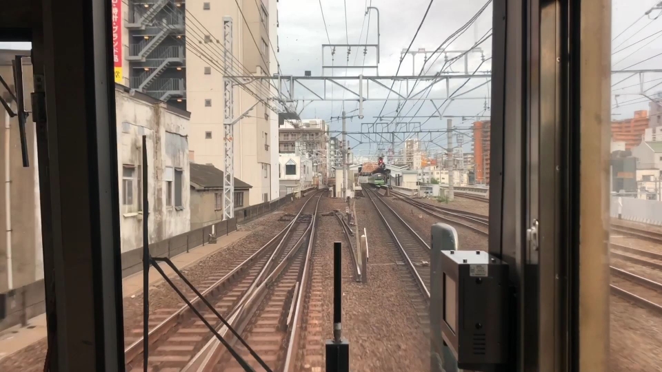 鉄道乗車記録「鳳駅から大阪駅」車窓・風景の写真(2) by Railway Video SJ 撮影日時:2019年08月
