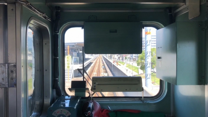 鉄道乗車記録の写真:車窓・風景(1)          「前面展望映像より、紀和駅停車前のカット。」