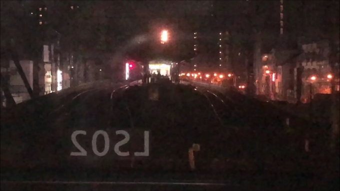 鉄道乗車記録の写真:車窓・風景(1)          「前面展望映像より、野田駅到着前のカット。」